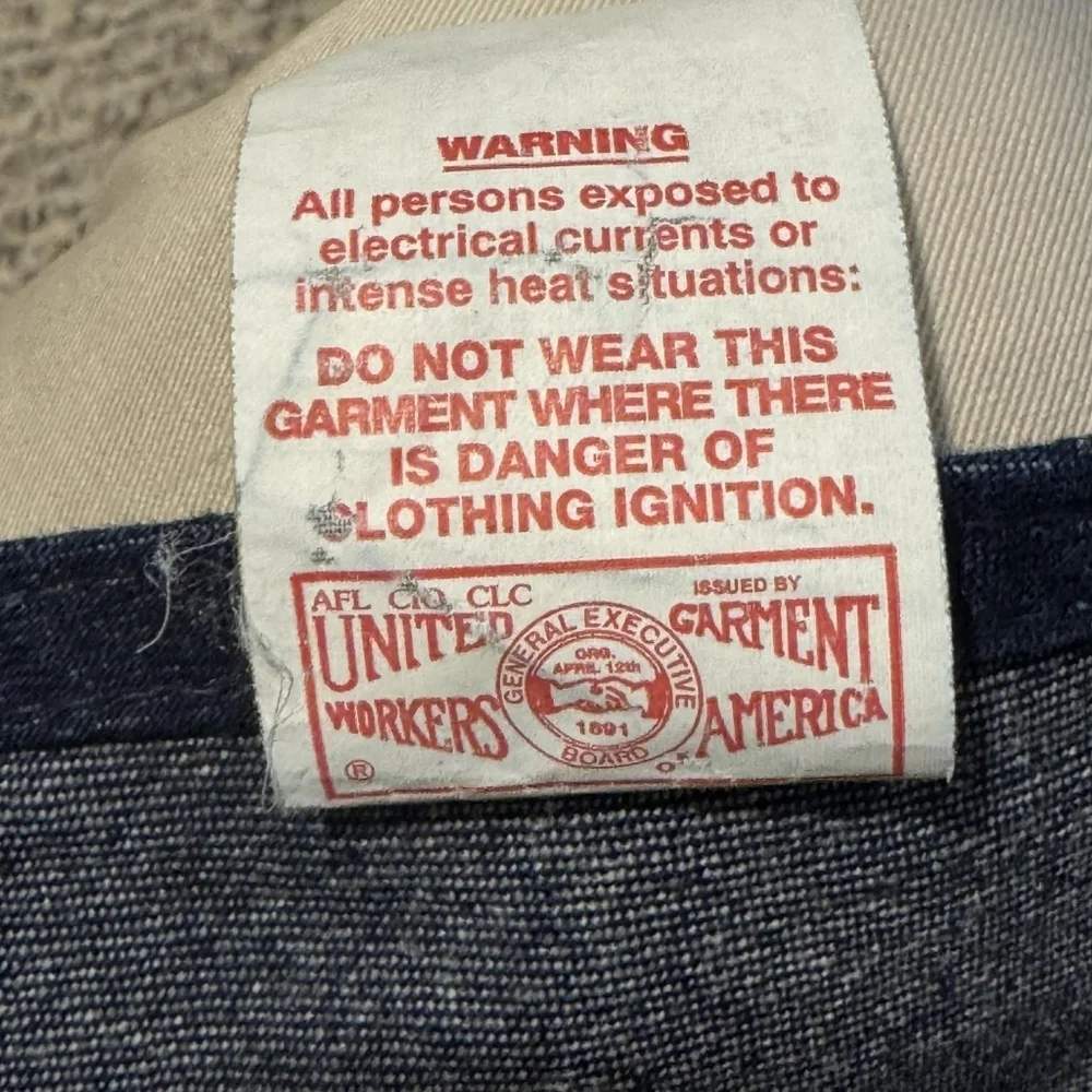 Carhartt Men's 52x32 Dark Blue Wash Denim Carpenter Pocket Overalls Workwear EUC